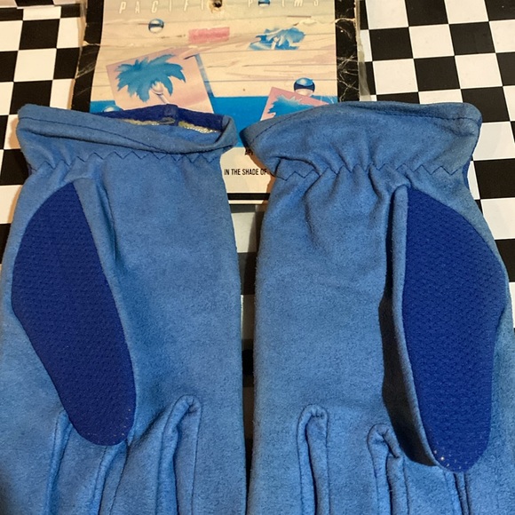 NOS Vintage and SUPER rare 80s Pacific Palms BMX Freestylin’ gloves.M.Royal Blue - Picture 9 of 16